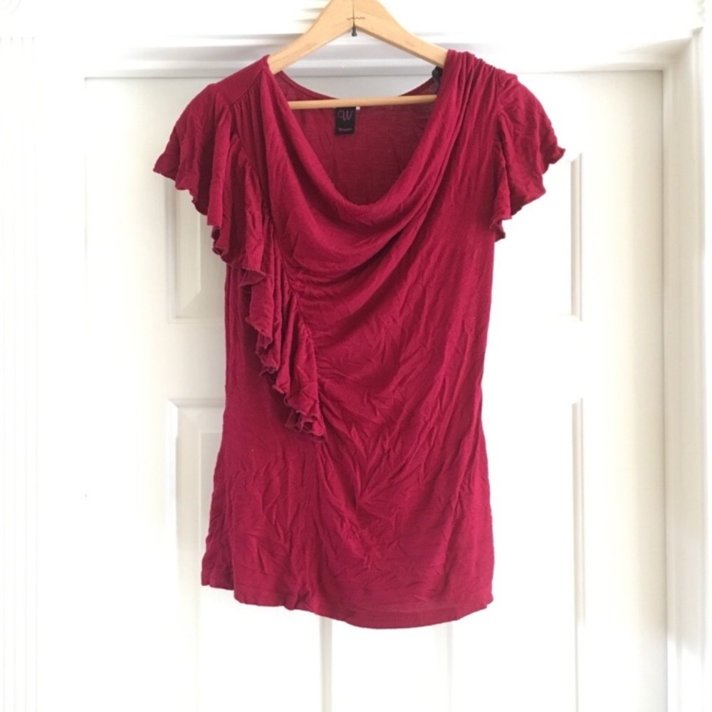 Wrapper Blouse Red
